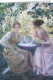 Klappkarte – Lawton S. Parker - Tea in the Garden (1914)