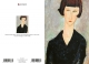 Klappkarte – Amedeo Modigliani - Frau im schwarzen Kleid