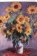 Klappkarte – Claude Monet - Bouquet of Sunflowers (1880)