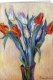Klappkarte – Claude Monet - Tulips (1885)