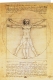 Klappkarte – Leonardo da Vinci - Vitruvian Man (ca. 1490)