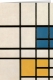 Klappkarte – Piet Mondrian - Composition London (1940-1942)
