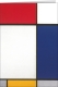 Klappkarte – Piet Mondrian - Large Composition with Red, Blue and Yellow (1928)