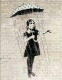 Blankbook – Street Art - Umbrella Girl (Auslaufartikel)