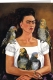 Klappkarte – Frida Kahlo - Me and My Parrots (Detail), 1941