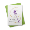 Magische Glückwünsche - Grußkarte aus Samenpapier