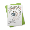 Zur Hochzeit die besten Glückw?nsche - Grußkarte aus Samenpapier