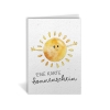 Eine Karte Sonnenschein - Grußkarte aus Samenpapier