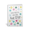 Das Beste an Dir bist Du - Grußkarte aus Samenpapier