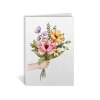 Blumenstrauß - Grußkarte aus Samenpapier