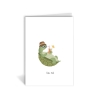 Embossed Greeting Card - Chill Mal !