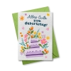 Alles Gute zum Geburtstag - Grußkarte aus Samenpapier