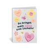 Du bringst mein Herz ... - Grußkarte aus Samenpapier