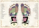 Postkarte - Foot Reflex Zones