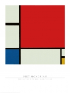 Piet Mondrian - Composition with red, blue, yellow
