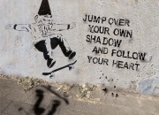 Jump over your own...