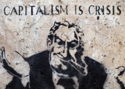 Streetart - capitalism is crisis