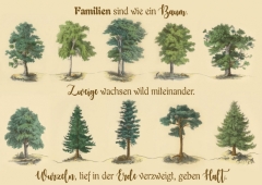 Familien sind wie ein Baum