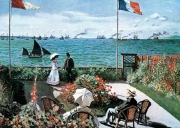 Claude Monet - The Terrace at Sainte-Adresse