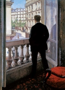 Gustave Caillebotte - Jeune homme a sa fenetre