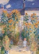 Claude Monet - The Artists Garden in Vetheuil