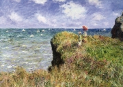 Claude Monet - Promenade sur la falaise