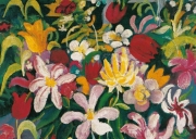 August Macke - Carpet of Flowers