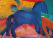 Franz Marc - Blaues Pferdchen