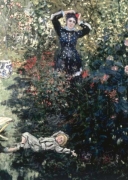 Claude Monet - Camille and Jean in the Garden