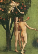 Hieronymus Bosch - Adam and Eva (Detail)