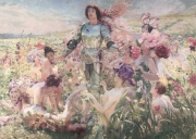 George Rochegrosse - The Knight of the Flowers