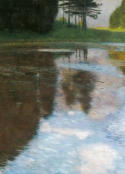Gustav Klimt - Ein Morgen am Teiche