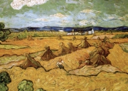 Vincent van Gogh - Weizenfeld mit Hocken und Schnitter
