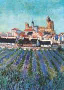 Vincent van Gogh - Blick auf Saintes-Maries