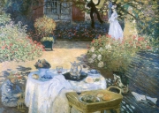 Claude Monet, The dinner, Das Mittagsmahl, 1873
