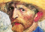 Vincent van Gogh – Selbstportrt mit Strohhut, 1887