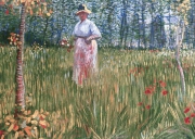 Vincent van Gogh – Frau in einem Garten, 1887