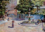 Gustave Caillebotte -  La Place Saint-Georges, Paris