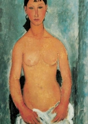 Amadeo Modigliani - Stehender Akt Elvira