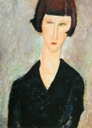 Amadeo Modigliani - femme en robe noire