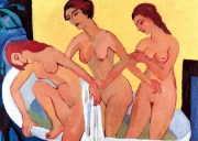 Ernst Ludwig Kirchner - Badende Frauen
