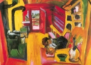 Ernst Ludwig Kirchner - Alpine Kitchen