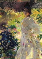 Joaquin Sorolla - Maria dressed...