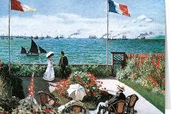 Claude Monet - The Terrace at Sainte-Adresse (1867)