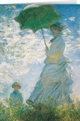 Claude Monet - Woman with a parasol (1875)