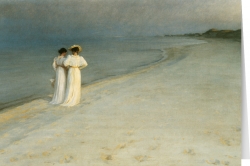 Peter Severin Kryer - Summer Evening on Skagen (1893)