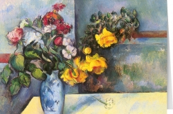 Paul Czanne - Still Life, Flowers in a Vase (1885-1888)
