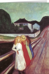 Edvard Munch - Four Girls on a Bridge (1905)