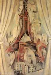 Robert Delaunay - Window, Eiffel Tower (1910)