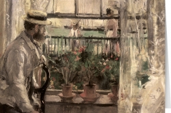 Berthe Morisot - Eugene Manet on the Isle of Wight
